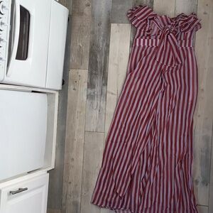 Long stripped dress